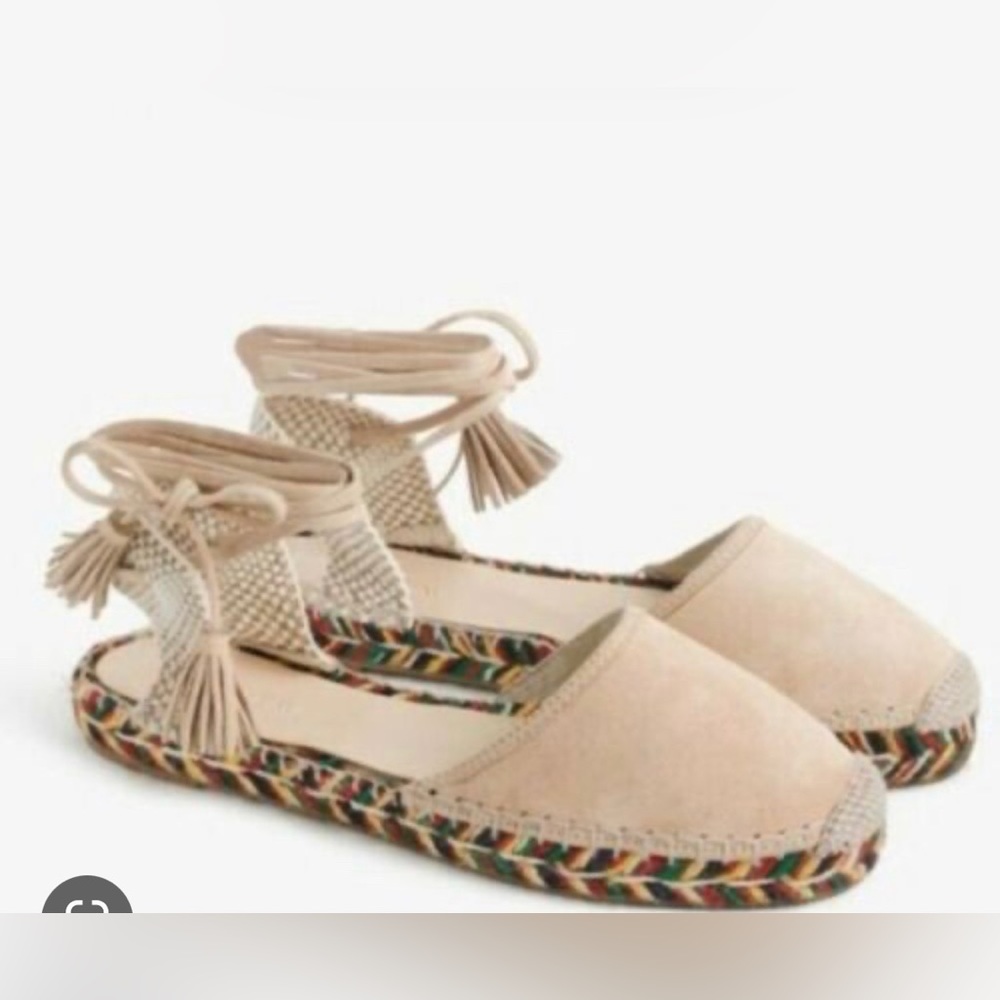 JCrew Baja Suede Espadrille